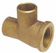 Tee Bronze Cup 1  FNPT 1/2  Cup 1 