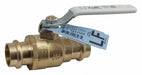 Manual 2-Way Ball Valve Press Brass