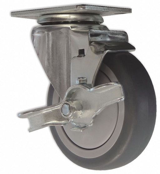 Caster 4 in Swivel/Brake 375 lb
