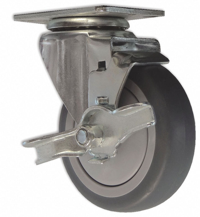 Caster 4 in Swivel/Brake 375 lb
