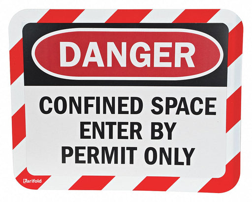 Sign Holder 9 3/4 in x 12 1/8 in PVC PK2