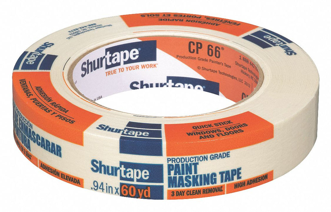 Masking Tape 15/16 W 60 yd L Tan