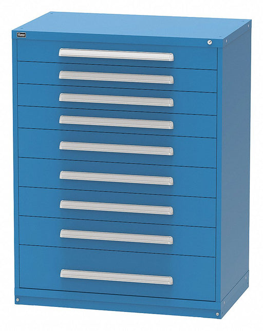 ModDrwrCab 59 x45 x21.5 DkBlu 9Drwr