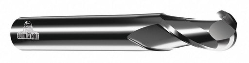 Ball End Mill Single End 3/8 Carbide