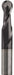 Ball End Mill 17/64 Dia Carbide