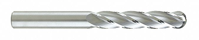 Ball End Mill 3/8 Dia Carbide