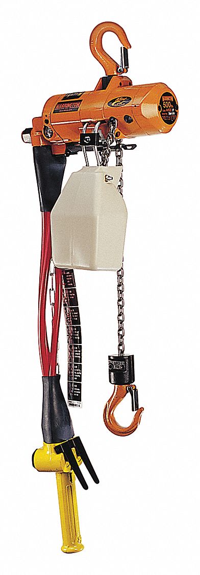 Air Chain Hoist AH 10 ft Lift 28 fpm