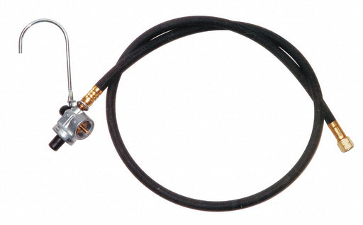 Gas Hose and Regulator 1/4 ID x 4 ft.