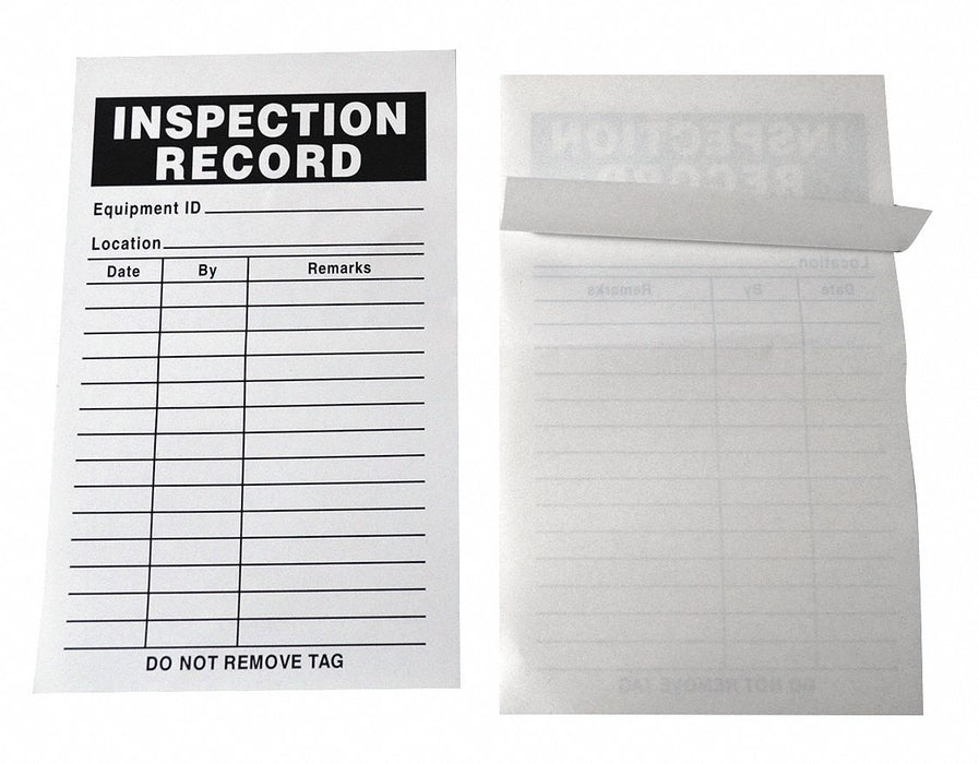 Inspection Label White Paper PK25