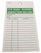 Tag White Vinyl 3-3/16inH 5-3/4inW PK25