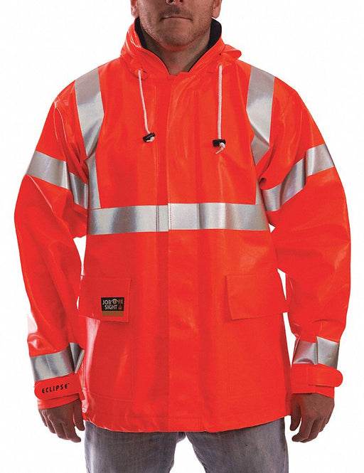 J2257 Arc Flash Rain Jacket Cat 2 Orange L
