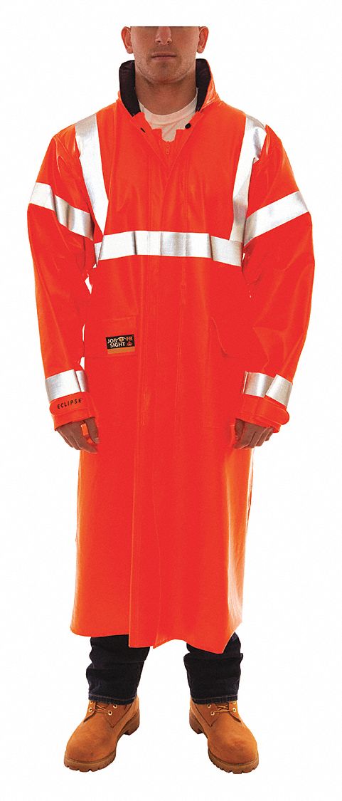 J2262 Arc Flash Rain Coat Cat 2 Orange 2XL