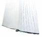 Brush Seal PVC 2 in L 150 ft W White