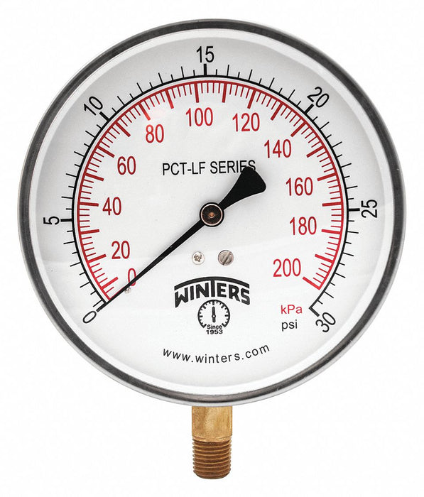 Gauge Pressure 4-1/2in. 0 to 30 psi