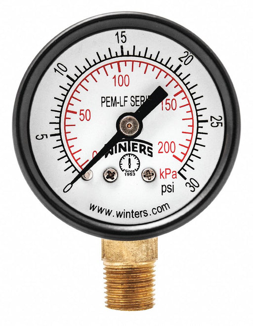 J1377 Gauge Pressure 1-1/2in. 0 to 30 psi