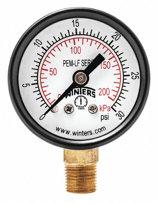 J1377 Gauge Pressure 1-1/2in. 0 to 30 psi