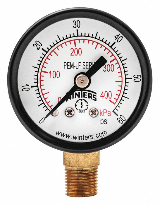J1377 Gauge Pressure 1-1/2in. 0 to 60 psi