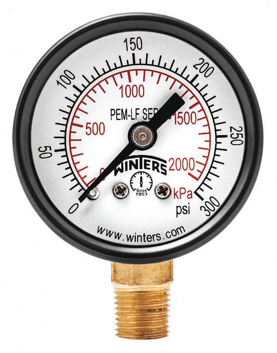 J1377 Gauge Pressure 1-1/2in. 0 to 300 psi
