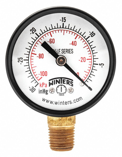 J1379 Gauge Pressure 2in. 30in. Hg Vac to 0