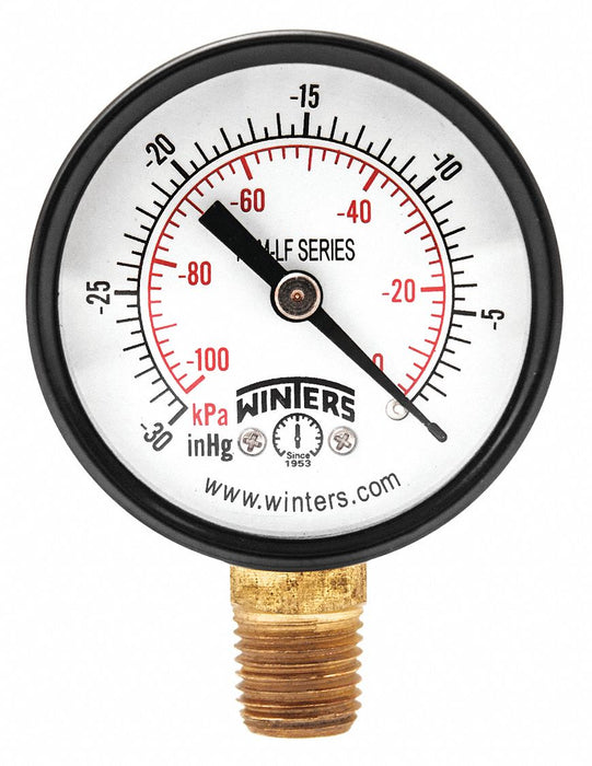 J1379 Gauge Pressure 2in. 30in. Hg Vac to 0