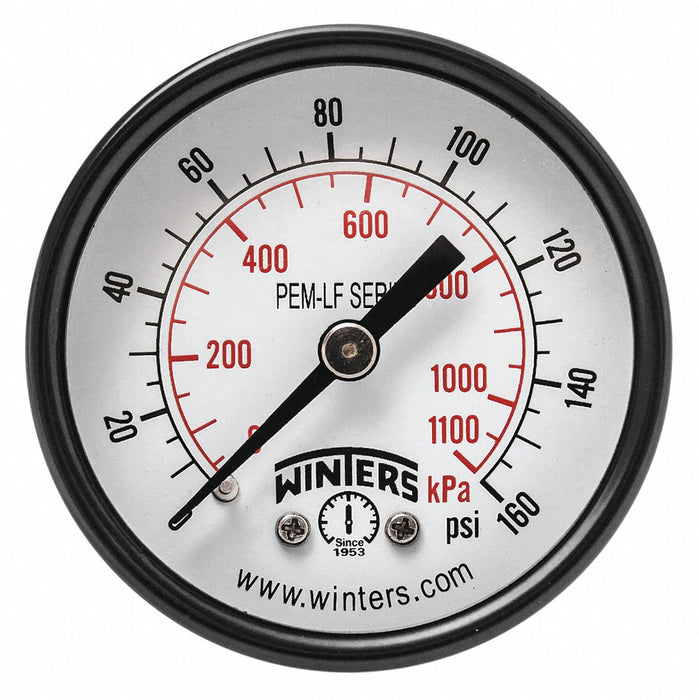 J1387 Gauge Pressure 2in. 0 to 160 psi