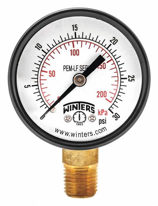 J1379 Gauge Pressure 2in. 0 to 30 psi
