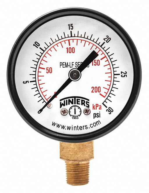 J1378 Gauge Pressure 2in. 0 to 30 psi