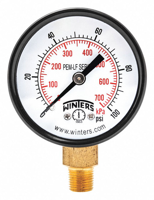 J1378 Gauge Pressure 2in. 0 to 100 psi
