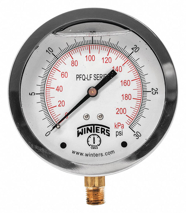 J1383 Gauge Pressure 4in. 0 to 30 psi