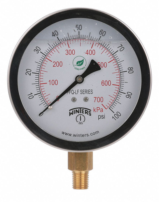 J1383 Gauge Pressure 4in. 0 to 100 psi