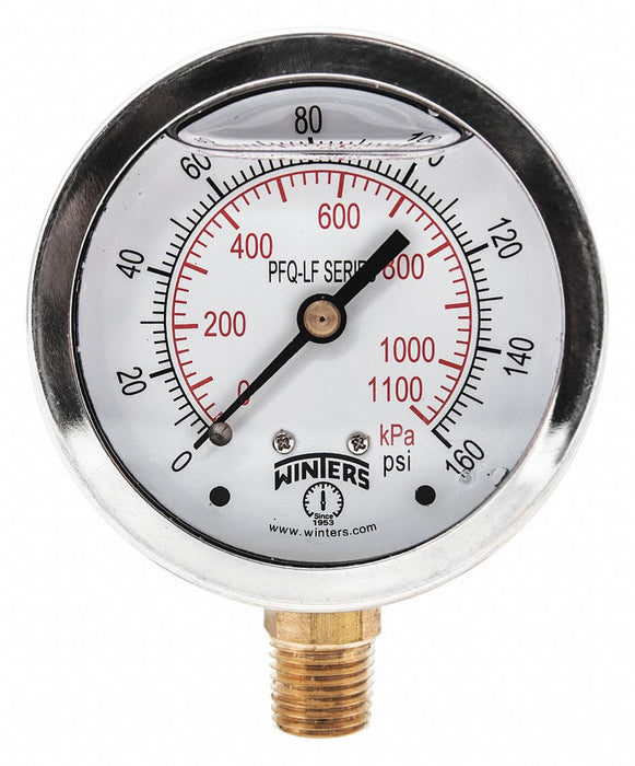 J1383 Gauge Pressure 4in. 0 to 160 psi