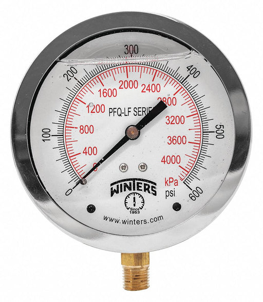 J1383 Gauge Pressure 4in. 0 to 600 psi