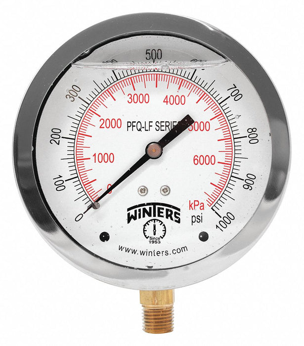 J1383 Gauge Pressure 4in. 0 to 1000 psi