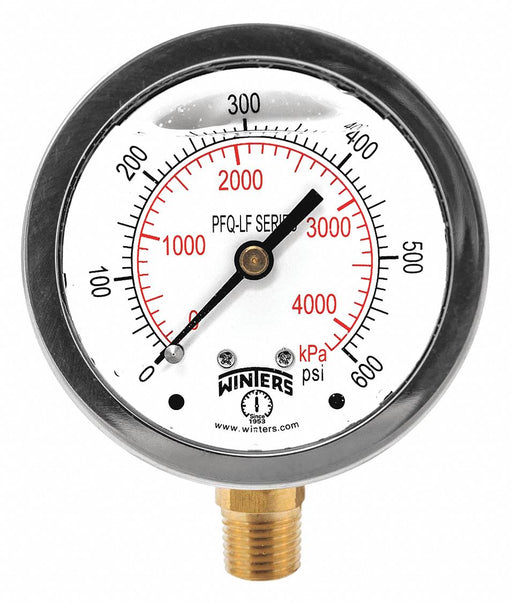 J1382 Gauge Pressure 2-1/2in. 0 to 600 psi