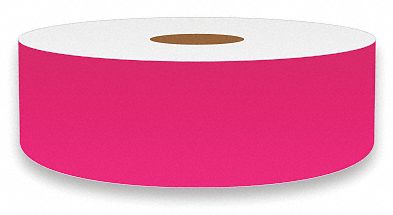 ContinuousLabelStock Pink Gloss 1inW