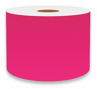ContinuousLabelStock Pink Gloss 3inW