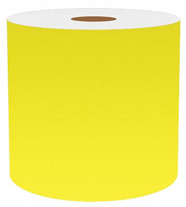 ContinuousLabelStock Yellow Gloss 4inW