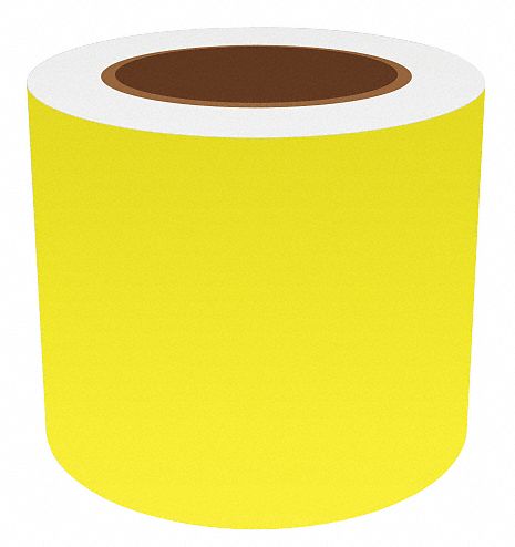 ContinuousLabelStock Yellow Gloss 4inW