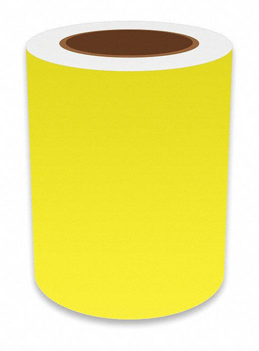 Label Tape Yellow 6in W For Mfr No VnM8