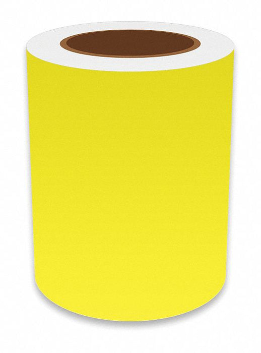 ContinuousLabelStock Yellow Gloss 6inW
