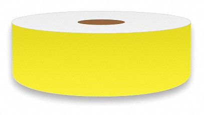 ContinuousLabelStock Yellow Gloss 1inW