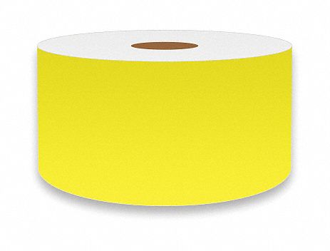 ContinuousLabelStock Yellow Gloss 2inW