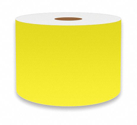 ContinuousLabelStock Yellow Gloss 3inW