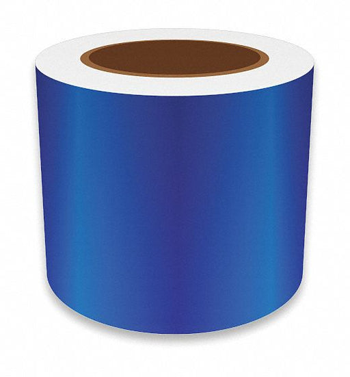 J2298 ContinuousLabelStock Blue Gloss 4inW