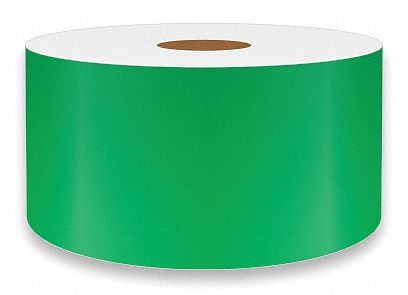 J1687 ContinuousLabelStock Green Gloss 2inW