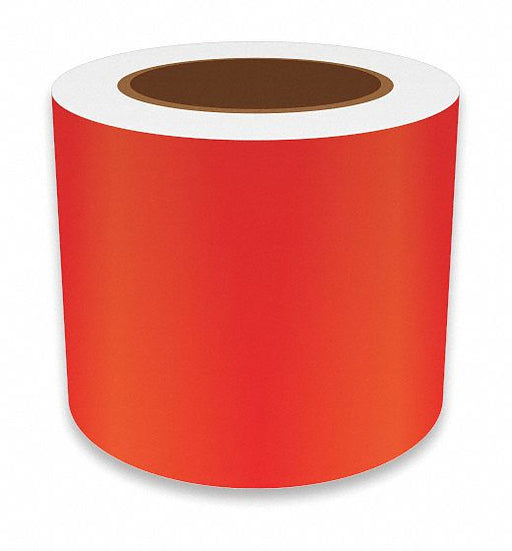 J2298 ContinuousLabelStock Red Gloss 4inW