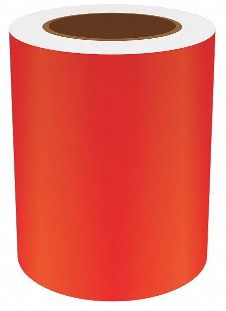 J2302 ContinuousLabelStock Red Gloss 6inW
