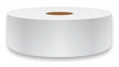 J1687 ContinuousLabelStock White Gloss 1inW