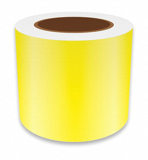 J2298 Label Tape Yellow 4in W For Mfr No VnM8