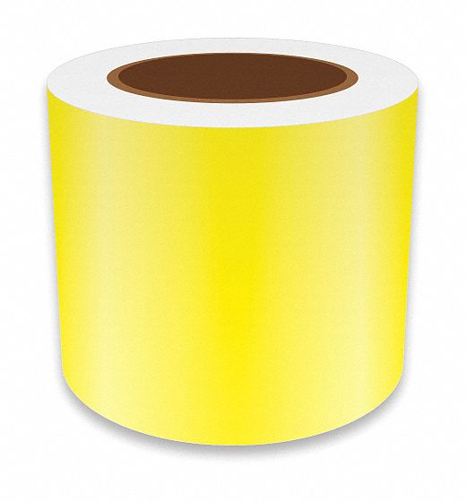 J2298 ContinuousLabelStock Yellow Gloss 4inW